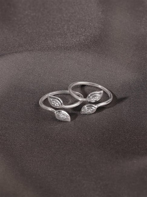 Mia by Tanishq 925 Silver Toe-Rings for Women-picture-38