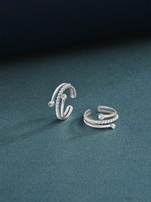 Mia by Tanishq 925 Silver Toe-Rings for Women-picture-36