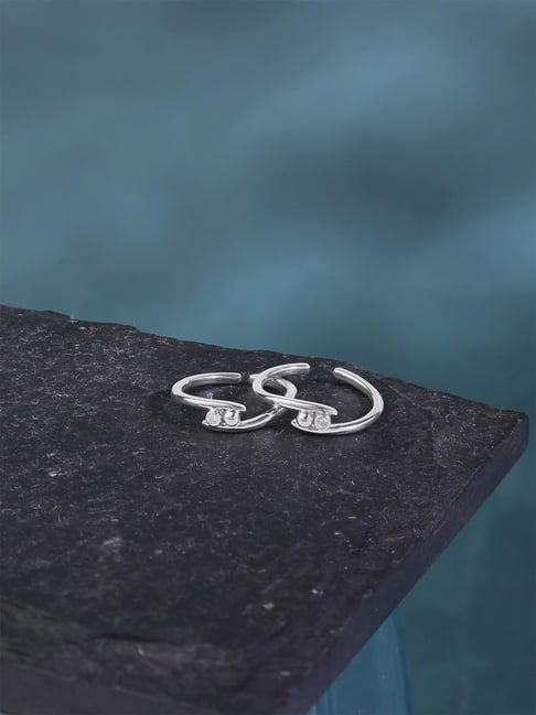 Mia by Tanishq 925 Silver Toe-Rings for Women-picture-37