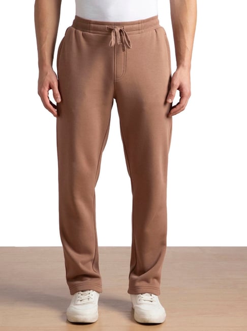 Jockey USA Originals Brownie Combed Cotton Solid Slim Fit Mid Rise Trackpants-picture-42
