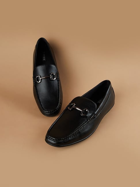 Code by Lifestyle Men's Black Loafers