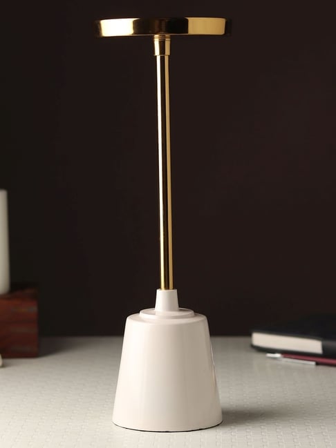 De Maison Decor Gold Aluminium Altura Medio Medium Candle Holder-picture-16