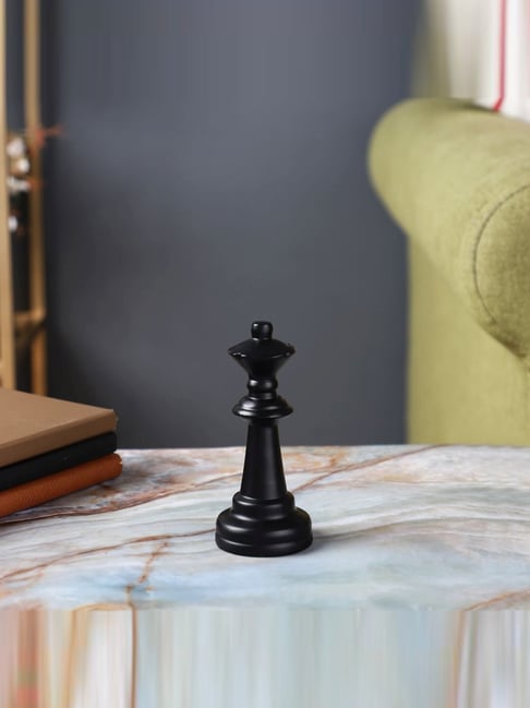 De Maison Decor Black Aluminium Chess Queen-picture-26