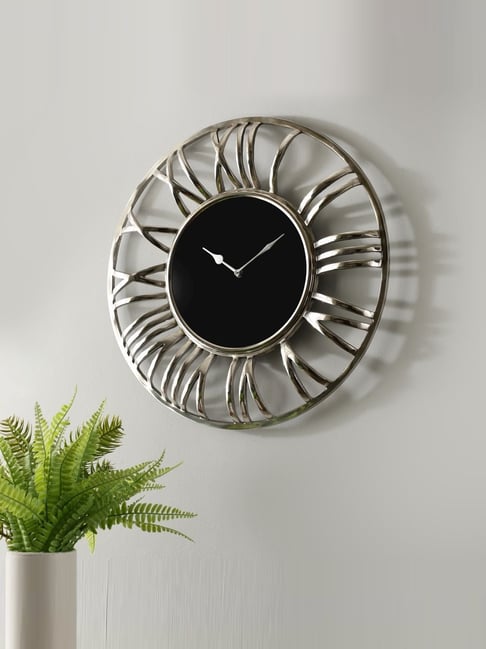 De Maison Decor Silver Aluminium Aether Clock-picture-14