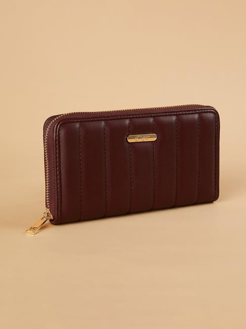 Ginger by Lifestyle Wine Quilted Wallet-picture-39