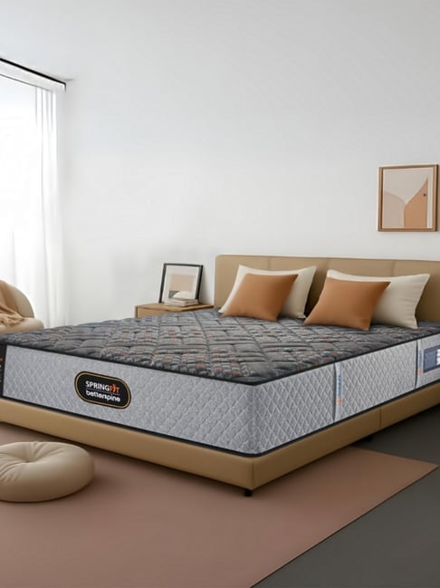 Springfit Grey Foam Double Orthopedic Mattress (72x48x5 Inch)