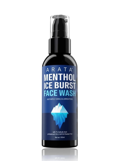 Arata Menthol Ice Burst Face Wash - 100 ml