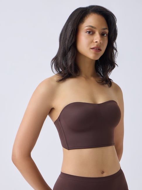 Wunderlove by Westside Brown Invisible Super grip Padded Bra