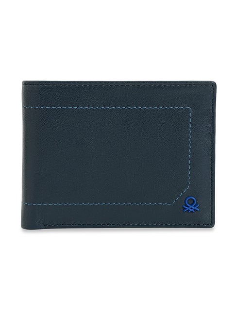 United Colors of Benetton Navy Galway Leather Bi-Fold Wallet-picture-31