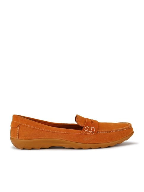 Woodland Women's LB 4799123 Orange Loafers-picture-42