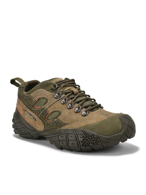 Buy Woodland Men's GC 6121123 Dubai Khaki Hiking Shoes at Best