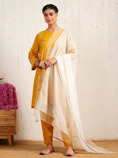 Jaypore Ivory Dupatta