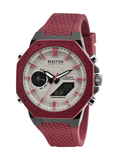 Buy Reaction Kenneth Cole KRWGP0069107 FW25 Multifunction Analog