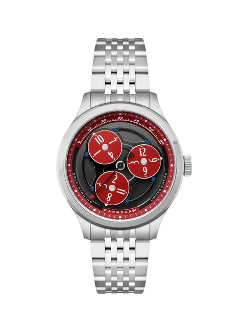 EARNSHAW ES-8304-55 HEXHAM TRISECT Analog Watch For Men