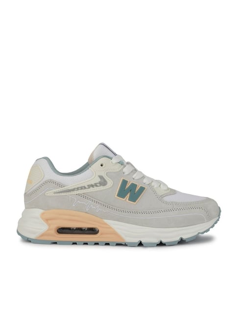 Woodland Women's ND822172212L Light Grey & Pink Sneakers-picture-26