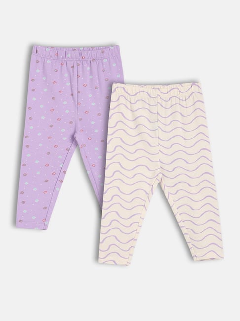 Miniklub Kids Multi Chequered Leggings - Pack of 2
