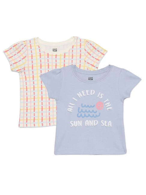 Miniklub Kids Multi Printed Top - Packof 2