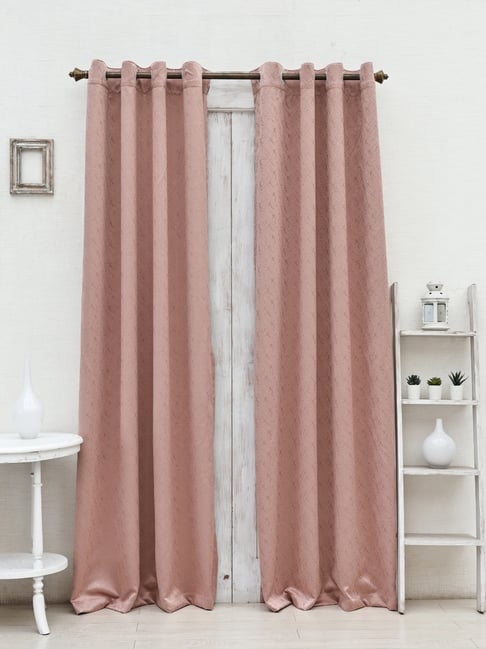 Ariana Onion Polyester Abstract Blackout Door Curtains