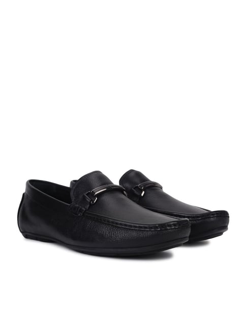 Buy Woods Men's GW 4189121 Black Loafers at Best Price @ Tata CLiQ