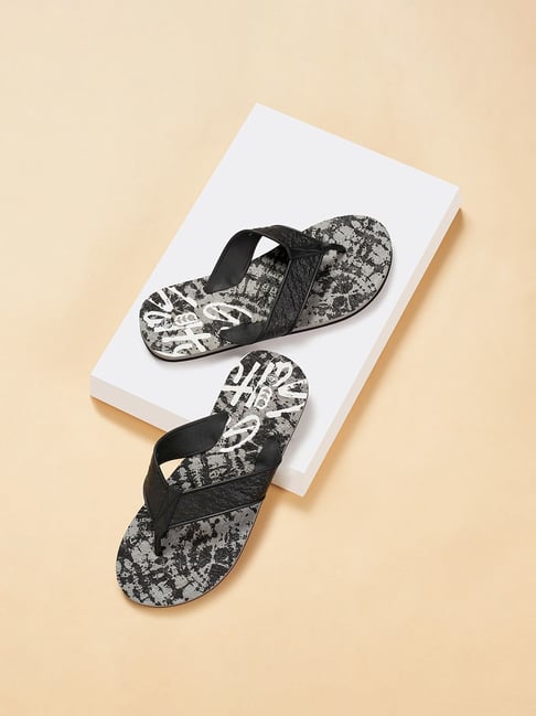 Ajile by Pantaloons Men's Dark Grey Flip Flops-picture-42