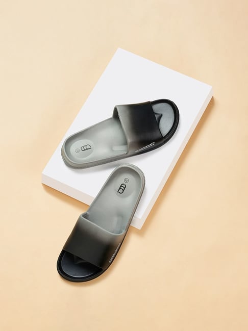 Ajile by Pantaloons Men's Black Slides-picture-40