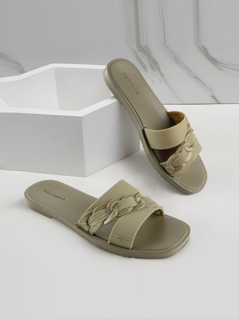 Red Tape Women's Olive Green Casual Sandals