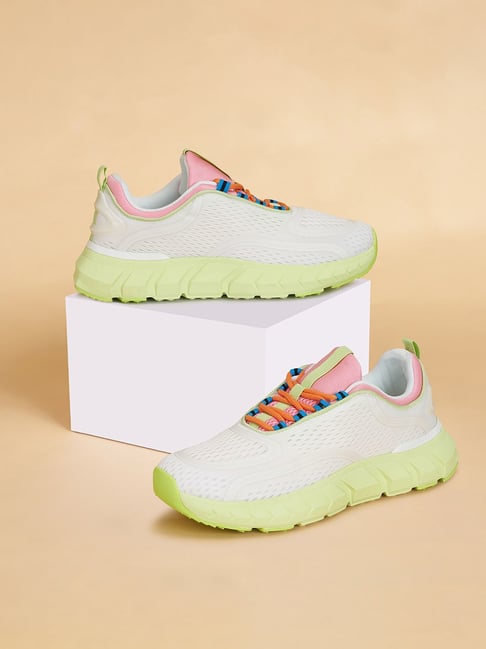 Forever Glam by Pantaloons Women's White Running Shoes-picture-32