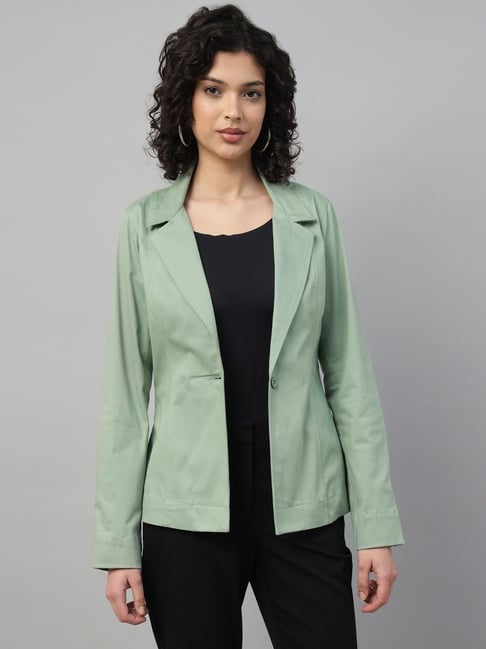 Sands of India Green Cotton Blazer-picture-14