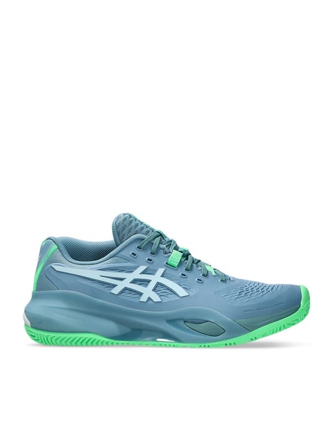 Buy Asics Men's GEL-RESOLUTION X PADEL Saba Blue & Cool Grey