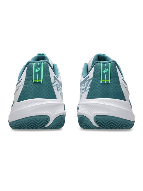 Buy Asics Men's GEL-CHALLENGER 15 PADEL White & Misty Pine Tennis