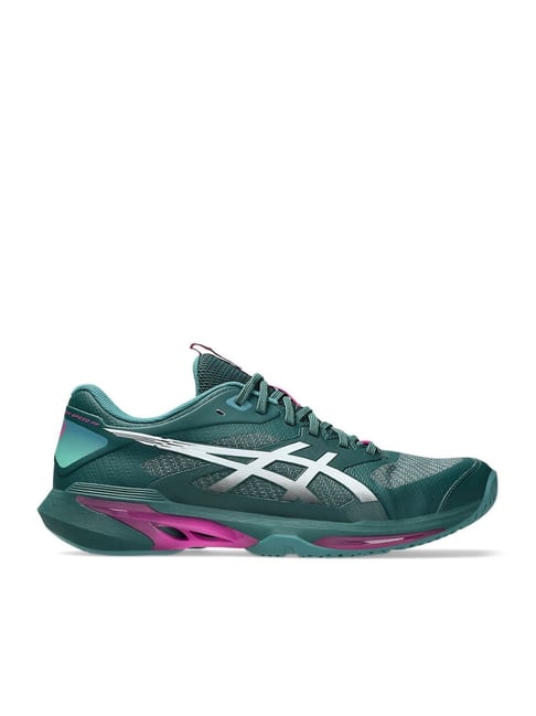 Asics Men's SOLUTION SPEED FF 4 Dark Neptune & White Tennis Shoes-image-45