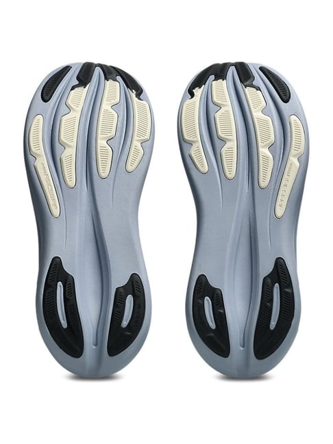 Buy Asics Men's GEL-NIMBUS 28 Grey Blue & Black Running Shoes at