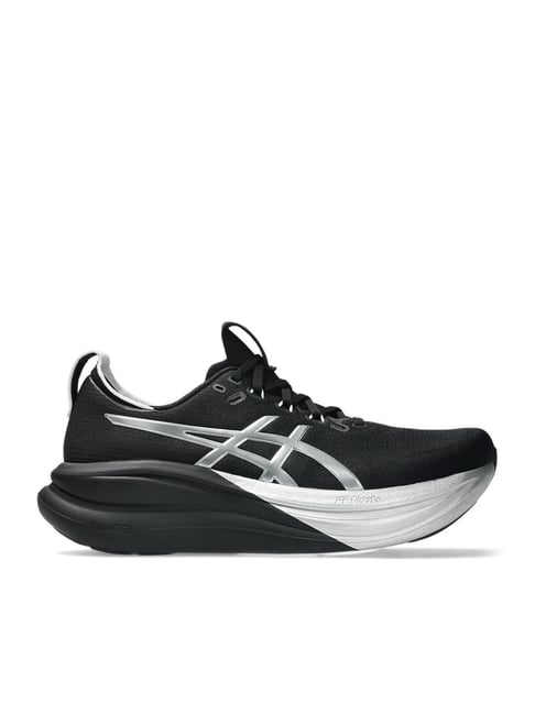 Asics Men's GEL-NIMBUS 28 PLATINUM Platinum & Black Running Shoes-picture-19