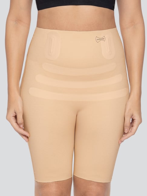 Dermawear Beige Breezeology High Waist Hip and Thigh Shapewear