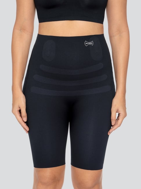 Dermawear Black Breezeology High Waist Hip and Thigh Shapewear