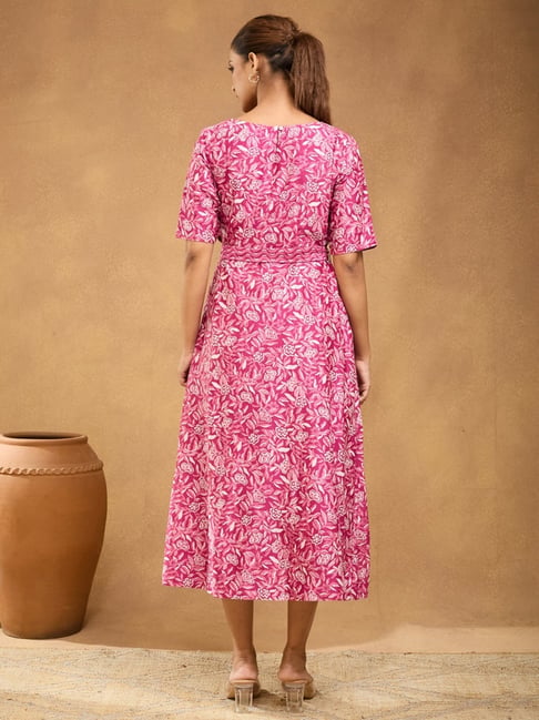 open lace back dress Amazon.in: Fabindia Dress For Women