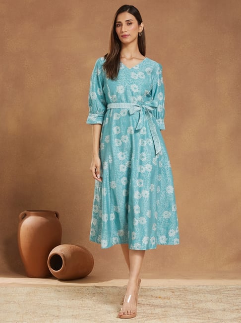 hera maxi dress Caravana Womens Maxi Dress with Cow Leather Trim Details Open Back Natural White One Size