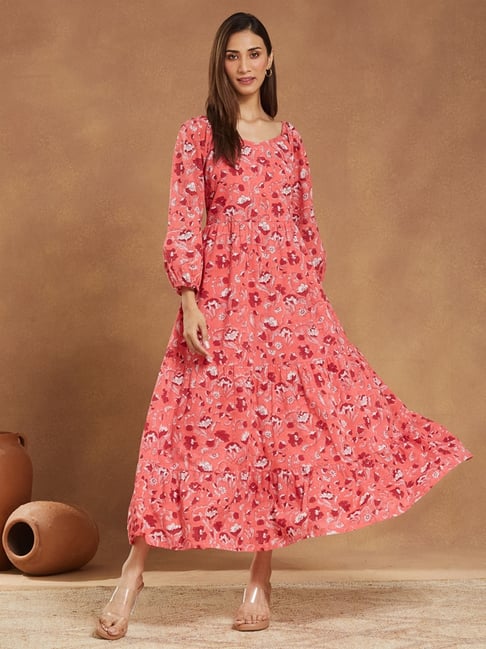 fabindia cotton dresses Buy Purple Cotton Ikat Dress for Kids Online at Fabindia