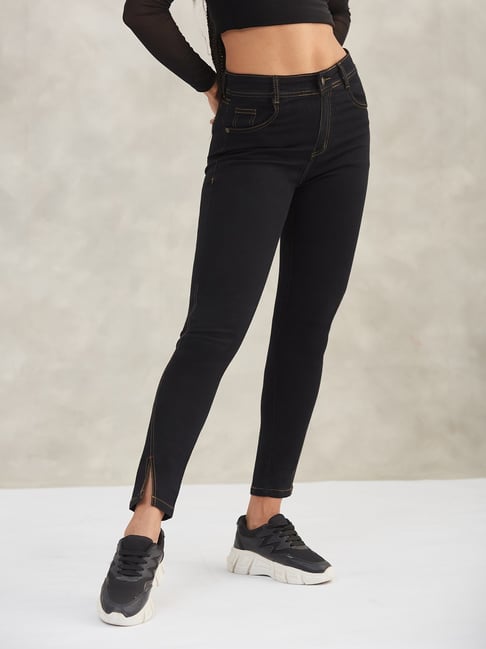 Dolce Crudo Black Flare Fit Jeans-picture-44