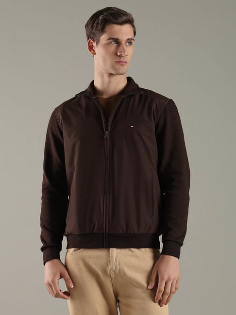 Tommy Hilfiger Brown Cotton Regular Fit Jacket-picture-18