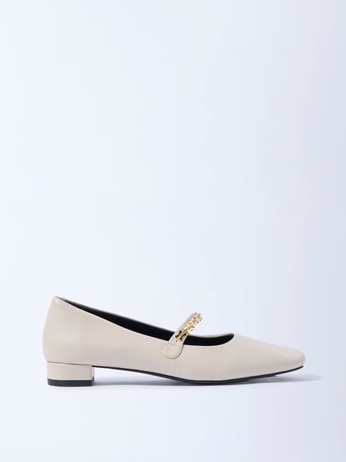 LUNA BLU by Westside Ivory Mary Jane Shoes-picture-39