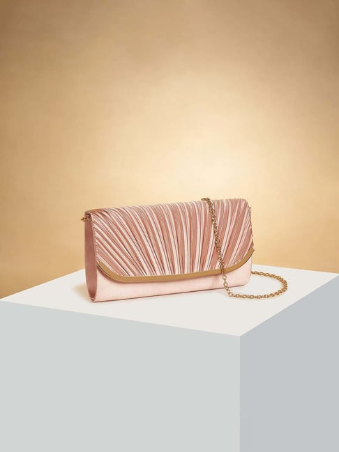 Forever Glam by Pantaloons Pink Clutch