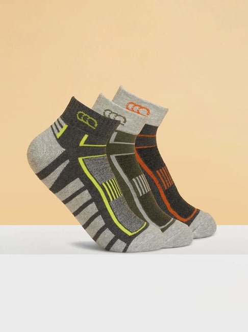 Ajile by Pantaloons Grey Striped Socks-picture-15