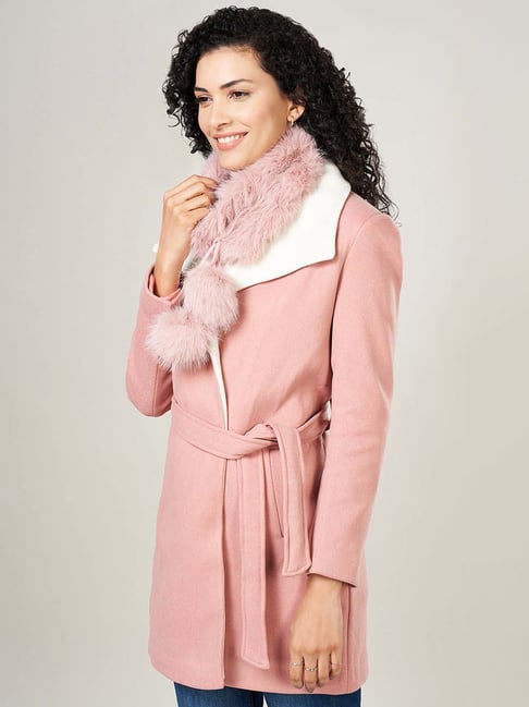 Buy Forever Glam by Pantaloons Pink Fur Muffler for Online @ Tata CLiQ
