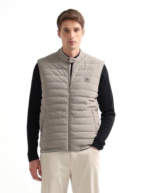 Arrow Sport Stone Regular Fit Quilted Puffer Jacket-picture-27