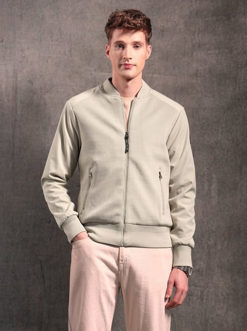 U.S. Polo Assn. Denim Co. Beige Regular Fit Texture Jacket-picture-28