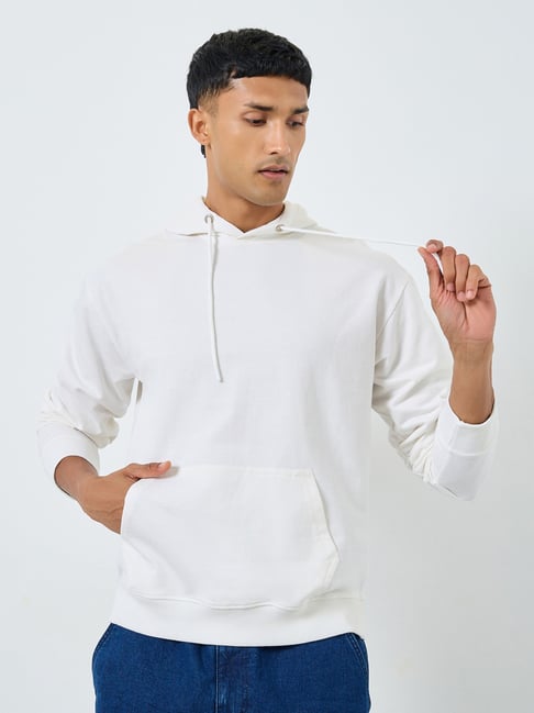 Styli White Cotton Printed Oversized Sweatshirts-picture-24