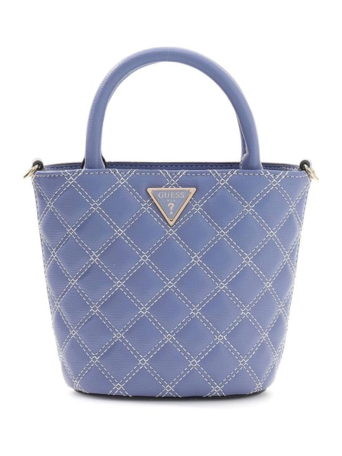 Guess Grey Blue Giully Mini Tote-picture-24