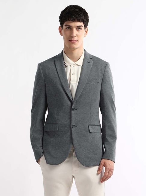 Arrow Grey Slim Fit Blazer