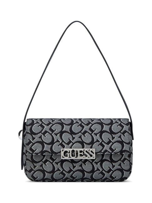Guess Coal Tracie Printed Shoulder Bag